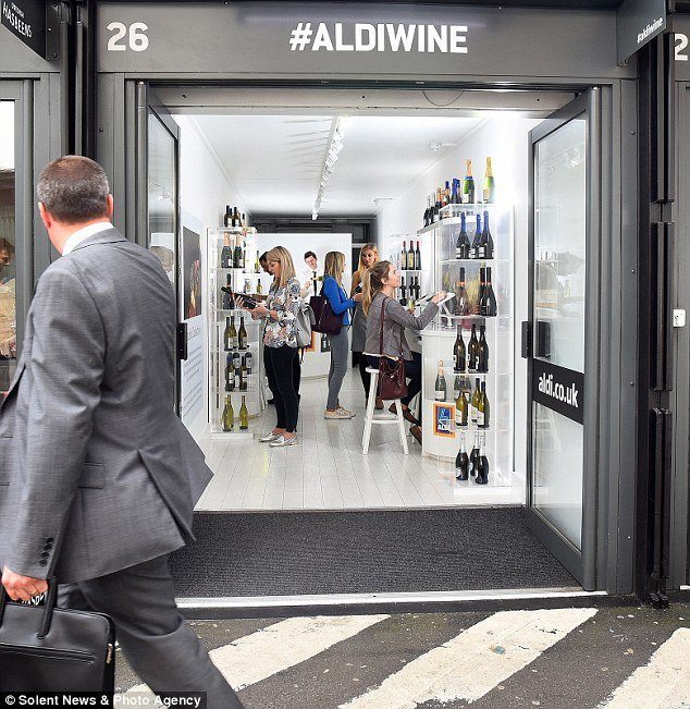Aldi Wine Pop Up Shop Aldi Wine Pop Up Shop