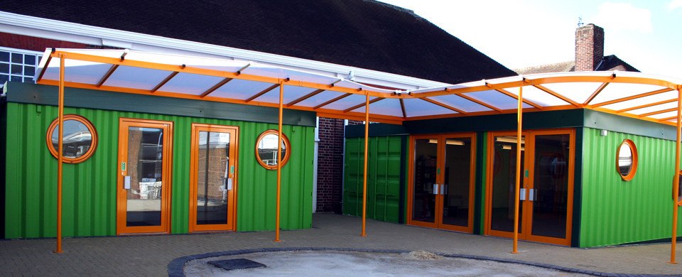 Shipping Container School Shipping Container School