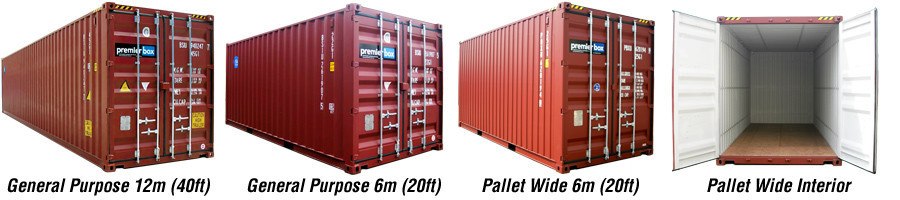 Types of shipping containers Types of shipping containers
